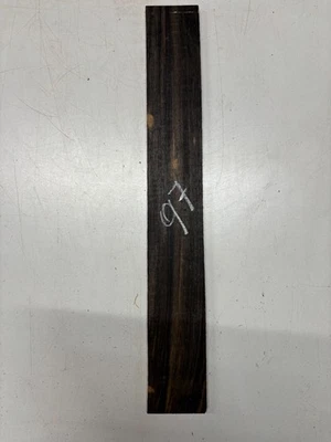 Gaboon Ebony Guitar Fingerboard Blank 21x 3x 3/8 Luthier Tonewood #97 - Image 1 of 3