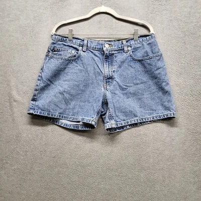Polo Jeans Co. Ralph Lauren Women Shorts 10 Blue Denim 5 Saturday Short 5" Y2K - Image 1 of 4