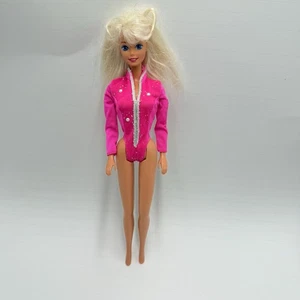 Swim and Dive Barbie Vintage 1993 Barbie Mattel Pink Swimsuit - Picture 1 of 6