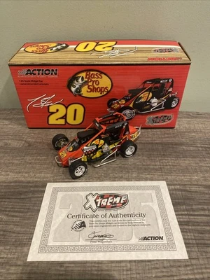 1/24 Action Tony Stewart SIGNED #20 Bass Pro Shops/Chili Bowl 2005 Midget Xtreme - Image 1 of 4
