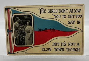 Antique 1915 RPPC "The Girls Don't Allow you to get to Gay" Otwell Ark. - Picture 1 of 6