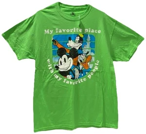 Disney Parks Mein Lieblingsplatz mit meinen Lieblingsmenschen Erwachsene L T-Shirt Mickey - Bild 1 von 19