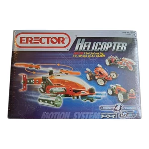 ERECTOR 4570 Helicopter 4 Detailed Models 182 Piece Factory Sealed MECCANO 2003 - Picture 1 of 3