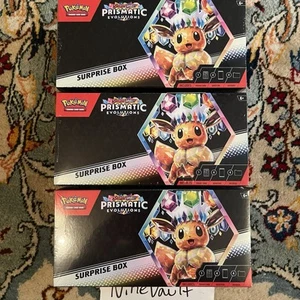 Lot 3x - Pokemon Prismatic Evolutions Surprise Box - Free Shipping - Picture 1 of 4