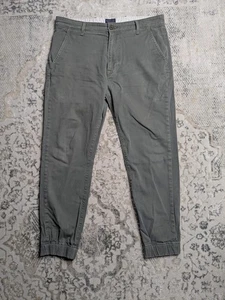Levi's Strauss & Co. Straight Leg Joggers Men's 33x30 Green Cotton - Picture 1 of 9