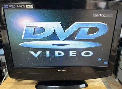 BUSH BTVD91186B 19" Inch HD Ready Digital LCD TV DVD Player Freeview No Remote - Image 1 of 4