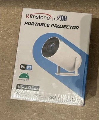 🎥 4K Projektor, 1080P Full HD Unterstützt | Horizontale Trapezkorrektur, Wifi 6 - Bild 1 von 4