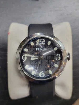 BUBBLE FENDI BUSSOLA RELÓGIO FEMININO MODELO 8010 L QUARTZO RESISTENTE À ÁGUA 5ATM SUÍÇO - Imagem 1 de 4