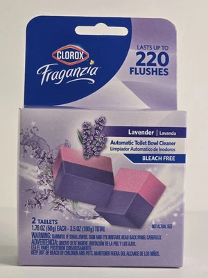 Автоматический очиститель унитазов Clorox без лавандового отбеливателя до 220 смывов - Изображение 1 из 3