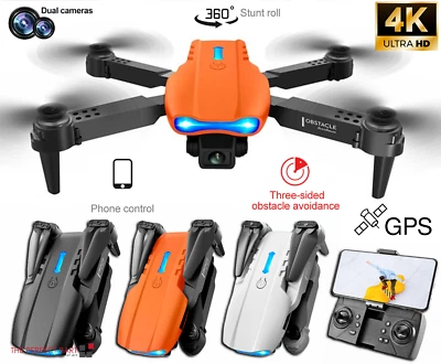 Camera Drones: E99 4K GPS Drone X Pro with Dual HD Camera for Aerial Photography - Image 1 of 4