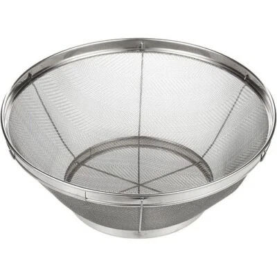 Large Fine Mesh Pasta Strainer, Metal Colander for Rice - Image 1 of 4