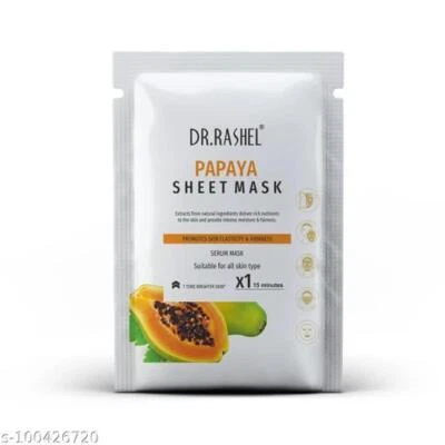 DR.RASHEL Papaya Face Sheet Mask With Serum For Women and Men 20g - Image 1 of 3