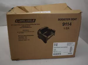 Carlisle Booster Seat ASTM Certified 911401 16" x 13" x 18" Brown Stackable Seat - Picture 1 of 13