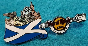 GLASGOW FLAGGE ÜBER STADT COUNTRY GITARRENSERIE FINNESTONE CRANE Hard Rock Cafe PIN - Bild 1 von 1