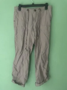Cynthia Rowley Linen Pants Size 4 - Picture 1 of 3