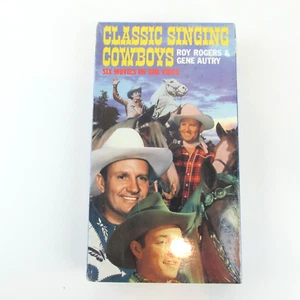 Classic Singing Cowboys 1994 VHS Tape, Gene Autry, Roy Rogers & More - Picture 1 of 6