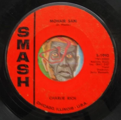 HEAR Charlie Rich 45 Mohair Sam / I Washed My Hands R&B northern soul mod - Image 1 of 2