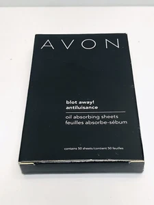 Hojas de eliminación de brillo Avon BLOT AWAY nueva caja de 50 hojas absorbentes de aceite 2008 - Imagen 1 de 4
