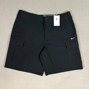 Nike SB Mens 10" Cargo Skate Shorts DQ6292-010 Black Size 36 NEW - Picture 1 of 11