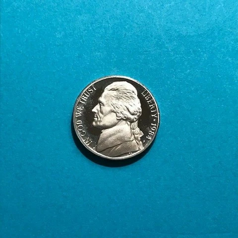 1984 S Jefferson PROOF Nickel   FREE SHIP Cover