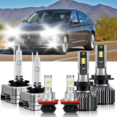 Faros antiniebla LED HID 6500K blancos para BMW 535i GT xDrive 2011-2011 Foto 1 de 4