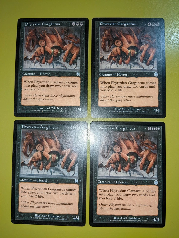 Phyrexian Gargantua x4 Apocalypse 4x Playset Magic the Gathering MTG - Image 1 of 1