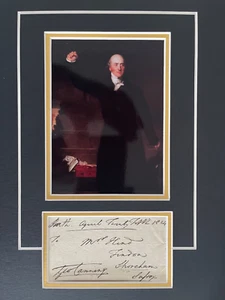 GEORGE CANNING - EHEMALIGER PREMIERMINISTER VON TORY - SIGNIERTES FOTOAUFSTELLER - Bild 1 von 1