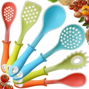 Heat Resistant Kitchen Tools,Silicone Non-Stick Cookware - Set of 6 - Picture 1 of 7