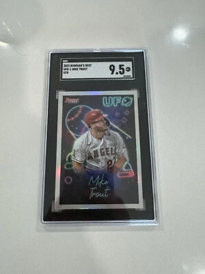 Mike Trout Ufo Bowman Best SGC 9.5 - Image 1 of 2