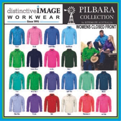RITEMATE  Country Wear Pilbara Womens  Closed Front Work Shirt Long sleeve - image 1 of 4