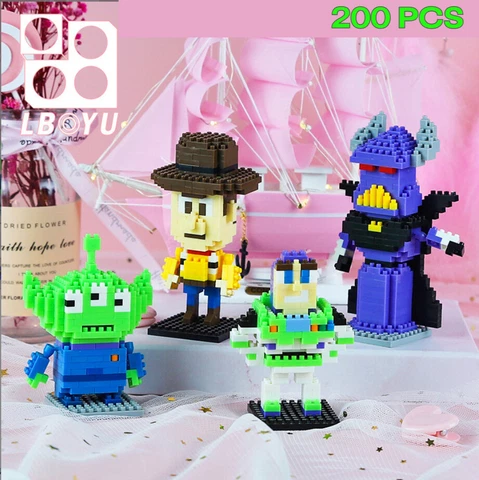 Cartoon Toy StorysWoody Patato Lotso Alien Plastic Building Block*US SELLER* Cover