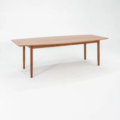 1960s Florence Knoll Conference or Dining Table in Walnut / Steel 96 x 42 inches - Image 1 of 4