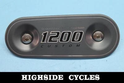 1376 18 HARLEY-DAVIDSON SPORTSTER 1200  AIR CLEANER FILTER COVER TRIM ~NICE~ - Image 1 of 3