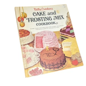 Betty Crocker Cake & Frosting Mix Cookbook 1966 1st Edition Vintage Recipes - Picture 1 of 4