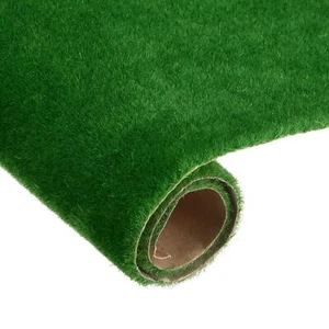 4pcs Artificial Model Grass Mat 10" x 10" Green Realistic Fake Turf for Garden - Picture 1 of 7