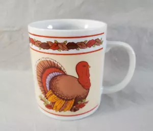 George Good Fabrizio Tasse Thanksgiving Türkei 1986 Japan weiß Keramiktasse - Bild 1 von 8