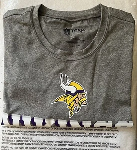 NEW NFL Men’s Minnesota Vikings Team Appeal Tee (Charcoal Heather Grey, S) - Picture 1 of 6
