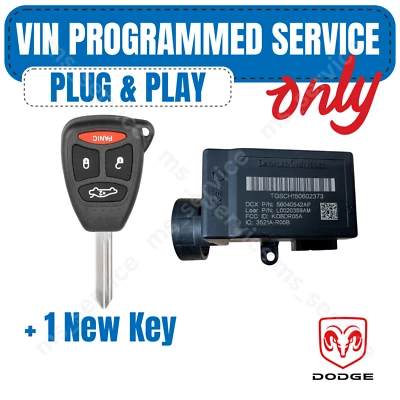 2006-2007 Dodge Magnum Charger Immobilizer 56040642AP VIN Programmed Service - Image 1 of 2
