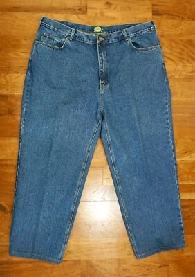 Cabela's Men's Straight Leg Medium Wash Denim Blue Jeans, 48 x 29 - Image 1 of 4