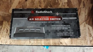 Radio Shack 4-In/1-Out A/V Selector Switch W/ Manual Excellent Condition No Box - Picture 1 of 5