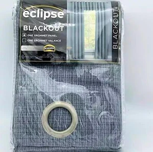 Eclipse Palisade Blackout Grommet Window Curtain Mineral Size 52x95 1 Panel - Picture 1 of 8