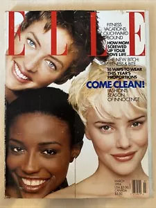 ELLE March 1994 Avalon Lorraine Pascale Jaime Rishar - Imagen 1 de 5