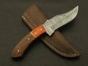 Damascus Steel Hunting Knife Full Tang - Picture 1 of 6