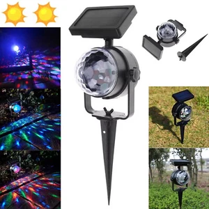 Solar Christmas LED Moving Laser Projector Light Xmas Outdoor Landscape Lamp - Picture 1 of 12