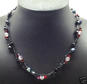 Gorgeous! Czech Crystal Fashion Necklace 20" - Picture 1 of 1