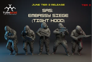 SAS Embassy Siege Team (TurnBase Miniatures) 28mm/32mm/54mm/75mm - Picture 1 of 1