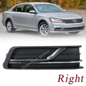 Right For Volkswagen VW Passat 2016-2019 Fog Light Grille Frame Fog Lamp Cover - Picture 1 of 17