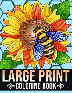 Large Print Coloring Book: Bold and Easy Coloring Book for Adults, Seniors, Wome - Picture 1 of 1