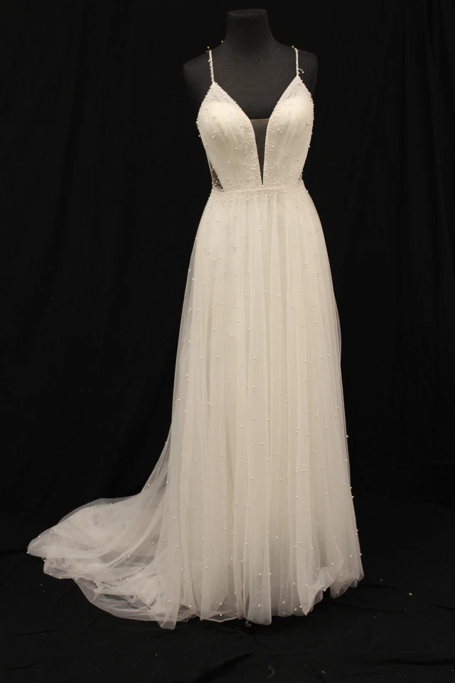Maggie Sottero Betsy Bridal Wedding Gown Dress sz 8 - Image 1 of 1