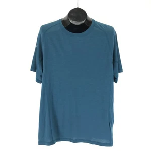 Smartwool Active Ultralite Short Sleeve Tee Men's Medium Twilight Blue Merino - Picture 1 of 14